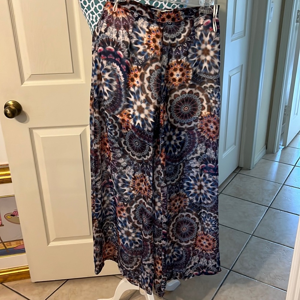 Chelsea & Violet Sheer Palazzo Pants